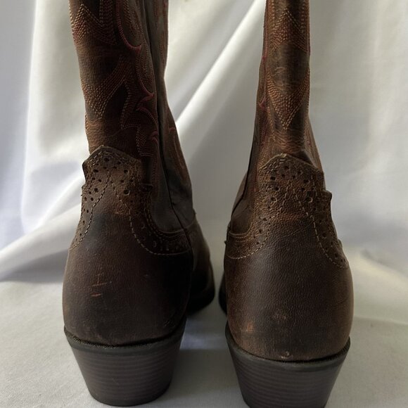 Justin Womens Boots SVL7319 Sevana Coffee Brown Size 9B LIKE NEW - Picture 4 of 8